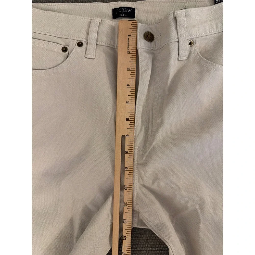 J.Crew Pants Mens 34x30 Straight Fit Stone Garment Dye Flex BW460 NEW